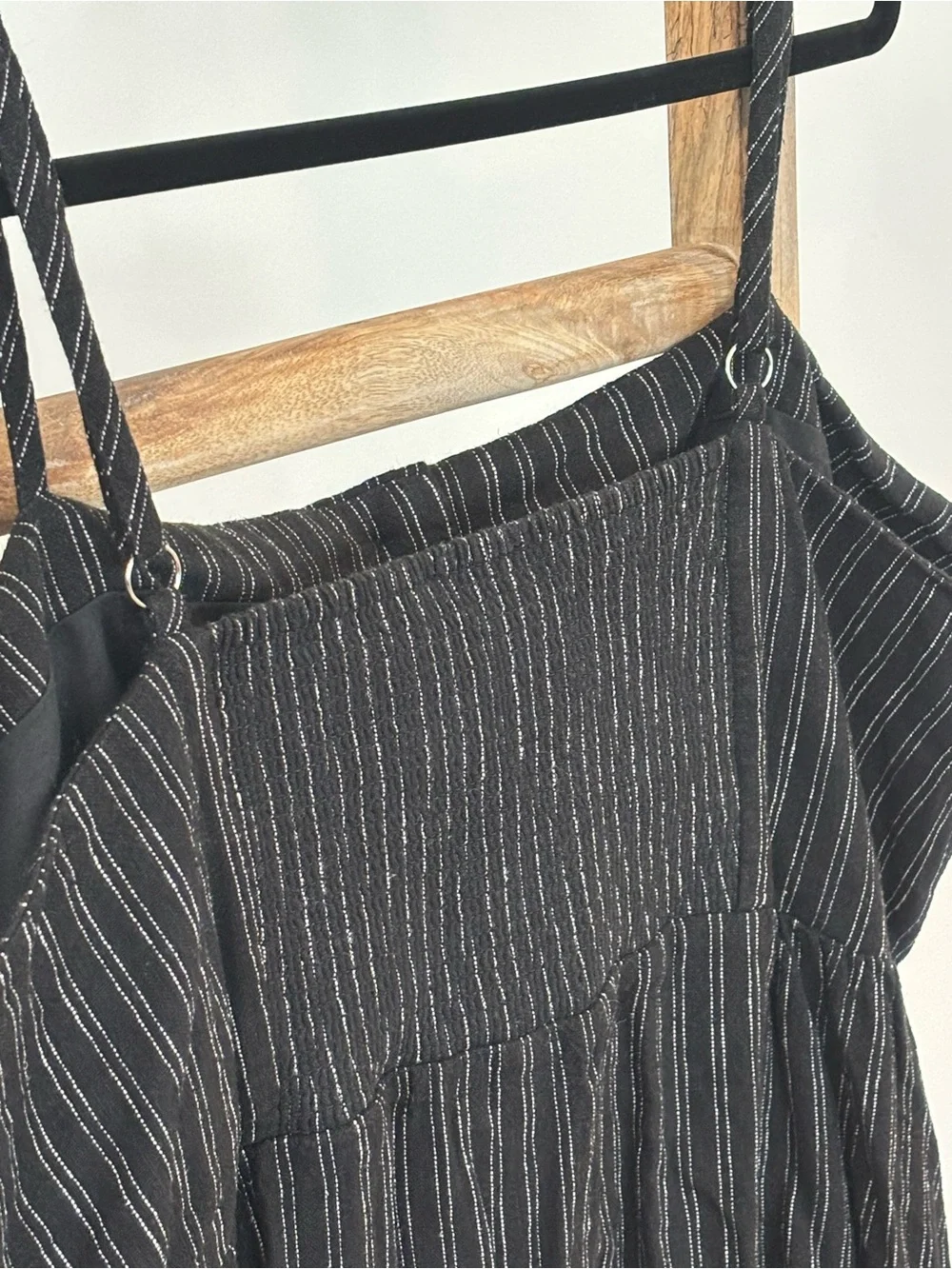 NWT Forever 21+ Striped Button-Front Linen Blend Midi Sundress 3X